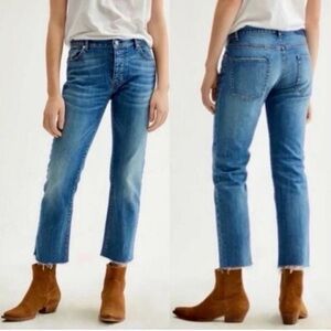 NWT NILI LOTAN MIDRISE CROP BOYFRIEND JEAN SZ 29